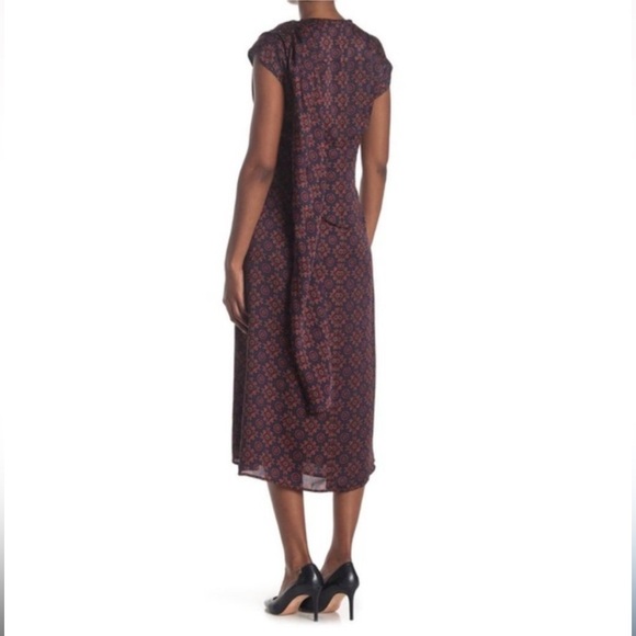 Club Monaco drape neck midi dress - Picture 3 of 12